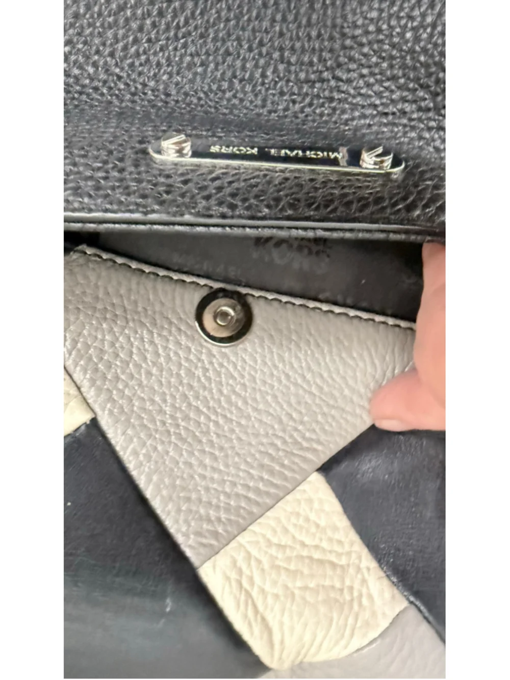 Women's Michael Kors Crossbody Bag One Size Black Grey